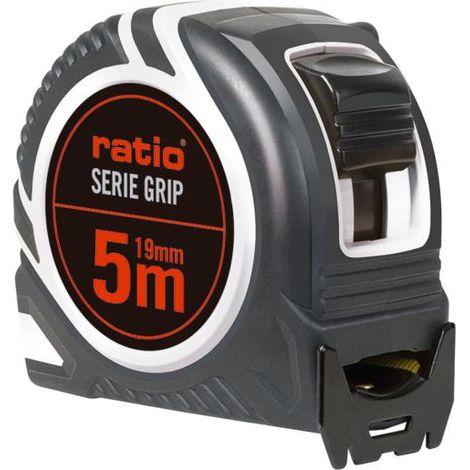 Flexómetro RATIO Serie Grip 5 m x 19 mm - (1/6)