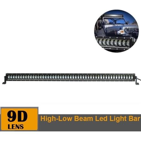 9D 140 cm LED-Bar LED-Bar Hi/Lo Kurz/Lang Wasserdicht Stoßfest 12V/24V 32000 lm 400 W mit Linsen Off-Road LED-Bar für D