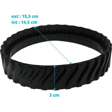 Aiperq Lot de 2 pneus de rechange pour Zodiac MX6 MX8 (1/4)