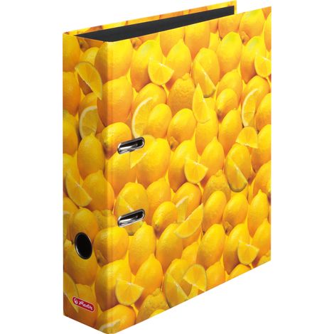 Carpeta Herlitz A4/80 mm Limón Max. (1/2)