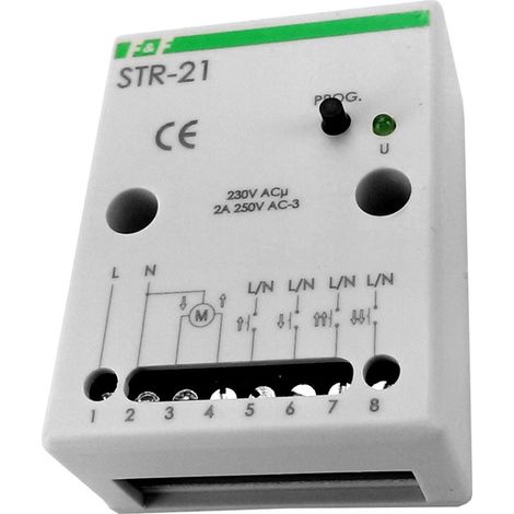 Centralina per tapparelle STR-21 230V a due pulsanti per montaggio a superficie/in cassetta per tapparelle F&F 1511 (1/3)