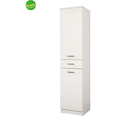 Savini Mobile Colonna Singola - Bianco Laccato Lucido - 34x151 cm (1/6)