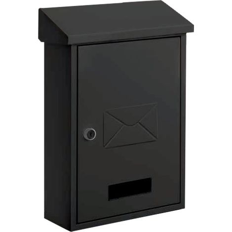 TECHNOMAX - CASSETTA POSTALE ANGELICA NERA 270X115X400MM