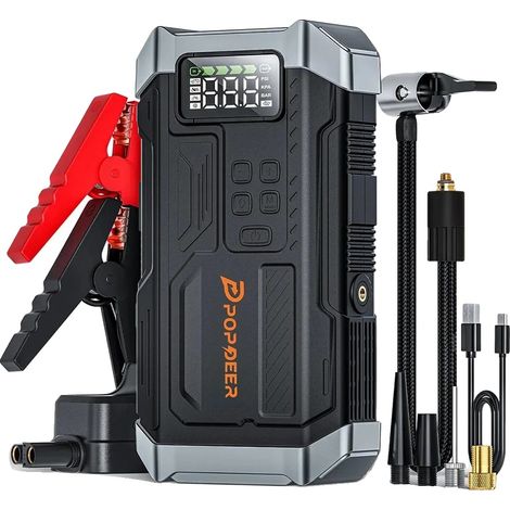 Démarreur, Compresseur d'air, Banque d'alimentation USB, PD-JA3 (1/2)