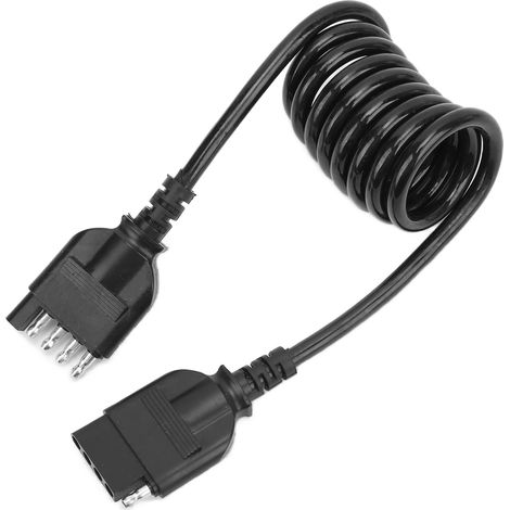 Connecteur à broches pour feux de remorque, connecteur pour rallonge, mâle (1/5)