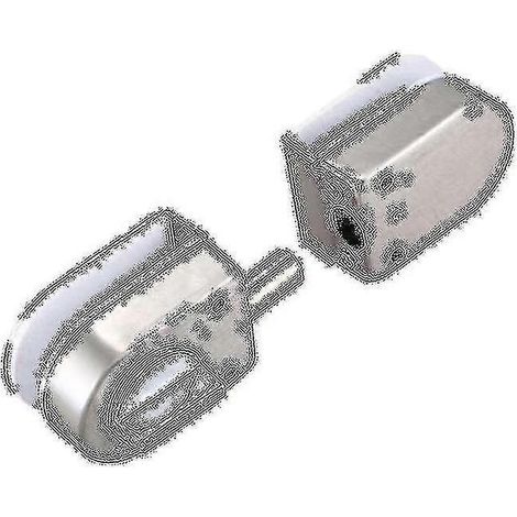 Serrure de porte vitrée en acier inoxydable, 138a, sans perçage, pour porte vitrée double sans cadre-AquaForge (1/2)