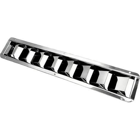 Couvercle de grille d'aération rectangulaire robuste en acier inoxydable pour bateaux yachts (1/5)