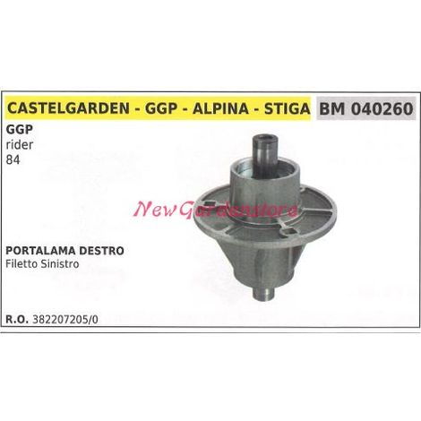 Mozzo portalama trattorino rasaerba tagliaerba rider 84 GGP 040260