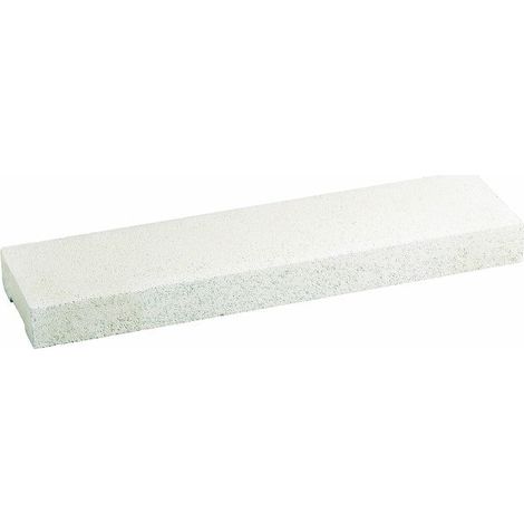 Remate Guía para Celosía de Hormigón - Base y Coronación - 45 × 12 × 4 cm · para celosía de 5 cm - Unidad - Blanco (1/5)