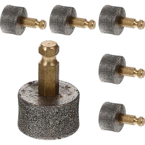 Lot de 6 têtes de rechange pour lime à ongles pour animaux (chats et chiens) - Têtes de polissage pratiques (1/5)