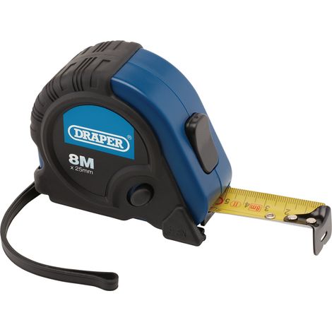 Draper 82819 Professional Measuring Tape, 8 Meters, Black (1/5)