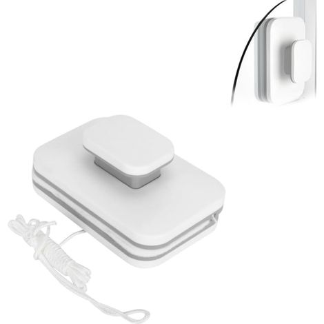 Outil de nettoyage magnétique pour pare(épaisseur du verre de 3 à 10 mm)-brise - Réglable - Double face - Avec corde anti-chute - Pour usage domestique, hauteur élevée, fenêtre de voiture (1/5)