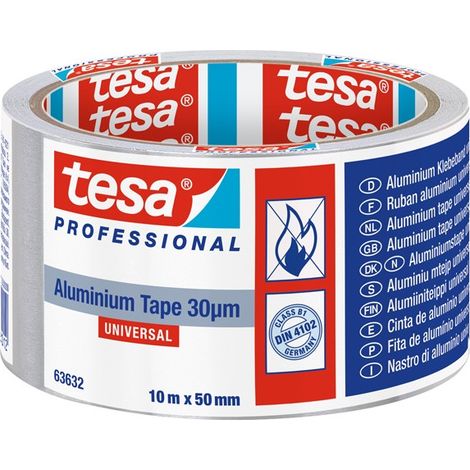 Cinta de Aluminio Universal 50 Micras 10m x 50mm con Protector 63632 Tesa