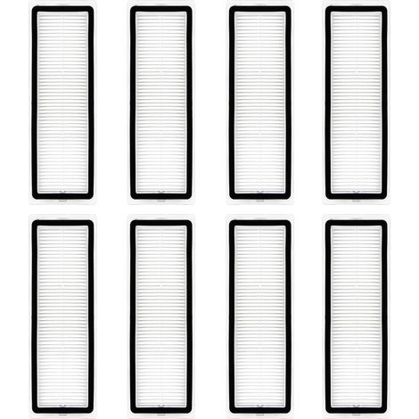 8 HEPA-Ersatzfilter für Dreame L10s Ultra / L10 Ultra / L10 Prime / L10s Pro Gen 2 / S10 / S10 Pro / S20 / S20 Pro / D10 Plus Gen 2 / D20 / D20 Pro Plus, für Xiaomi X20+ / X10+ / H40 / S40C Saugrobote (1/5)