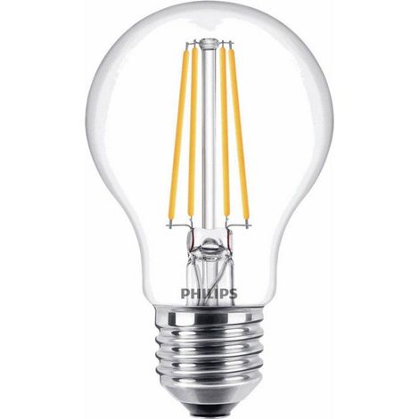 Ampoule LED 7W ronde A60 clair chaud 2700K 806lm culot E27 230V non-dimmable Classic LEDbulb Filament
