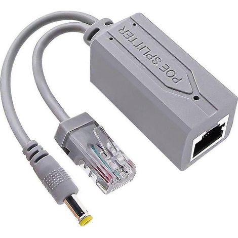 48V auf 12V Mini-PoE-Splitter PoE-Stromwandler für Kameras und Internetgeräte