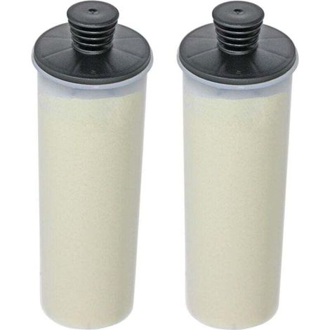 Paquete de 2 cartuchos de filtro descalcificadores compatibles con la limpiadora a vapor Karcher SC3 SC3MX Easyfix -KZQ