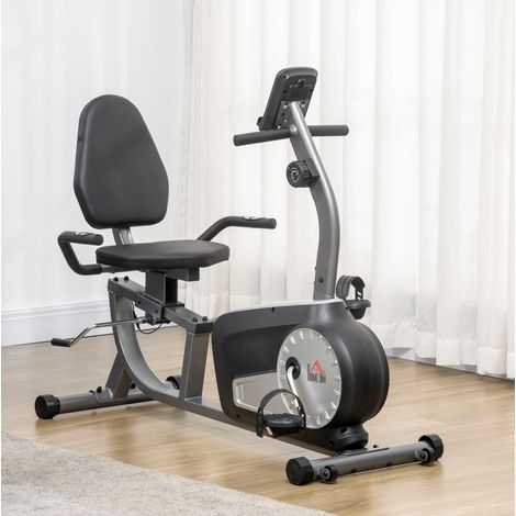 Liege-Ergometer 8 Widerstandsstufen 122-137 x 62 x 103 cm HAVRYA (1/4)