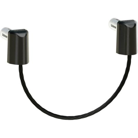 Câble anti-chute en acier inoxydable pour portails jusqu'à 500 kg - longueur 220 mm - LOCINOX - (1/2)