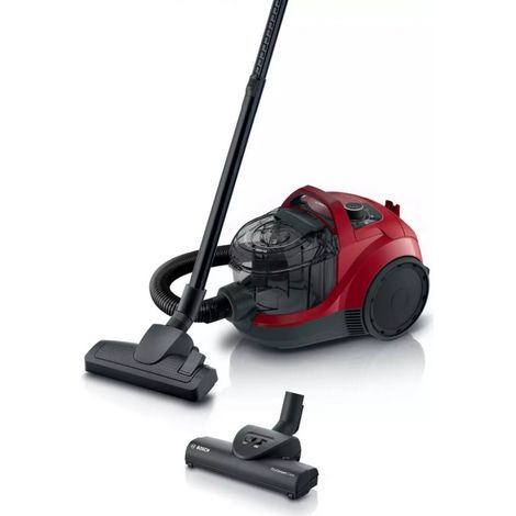 Aspiradora de bote roja de 750 W y 78 dB - BGC21X350 - Bosch -