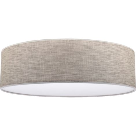Plafonnier en plexiglas couleur pierre, beige moyen, 50 cm (1/5)