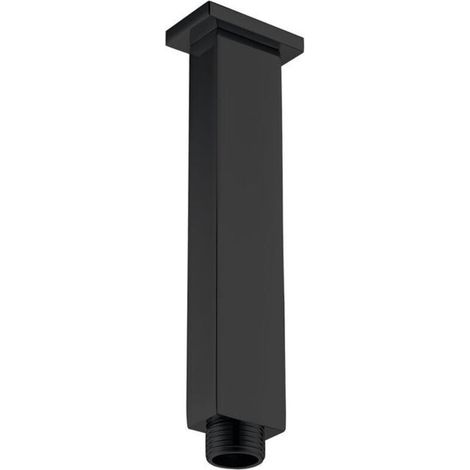 support de plafond carre en acier et laiton noir mat pour fixation plafond noir mat Imex-BTC007-NG (1/2)