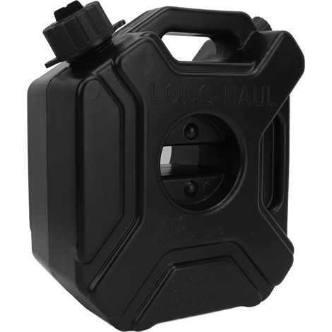 Bidon d'essence 3L 0,75 Gallon Réservoir de Carburant Pétrole Noir de Secours avec Support pour Auto Moto Quad UTV VTT (1/5)