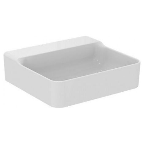 Lavabo IS Conca, sans trop-plein, sans vidage, 500x450x145mm, poli, blanc avec IP