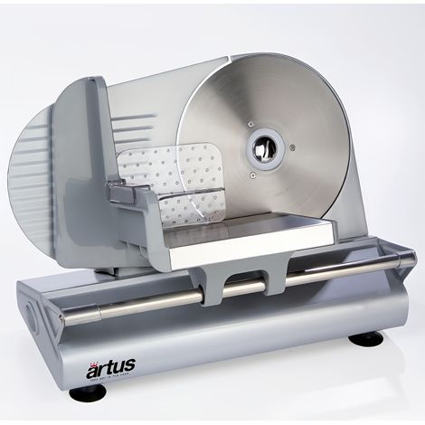 Affettatrice Elettrica Artus AF22-Lama Inox 220mm,Potenza 150W,Spessore Regolabile (1/5)