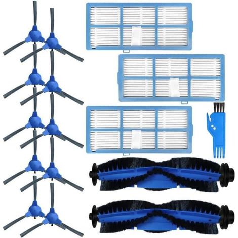 16 Pièces de Rechange - - Ultenic D5S Pro - Filtres HEPA - Brosses Latérales - Brosse à Rouleau (1/4)