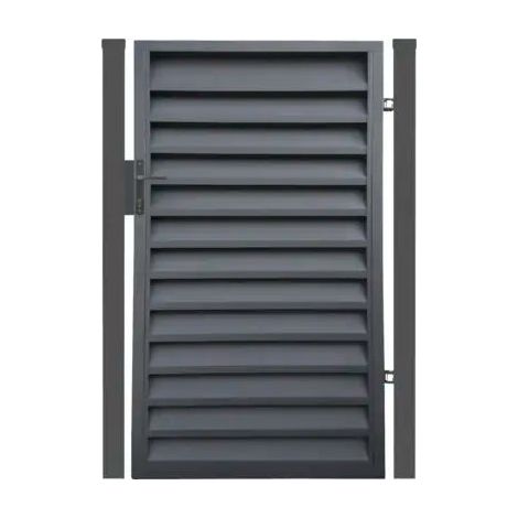 [GEBRAUCHT] B-Ware Polbram Tor Pforte Einzeltor Anschlusstor Klaudia Mit Pfosten Anthrazit 90x120cm