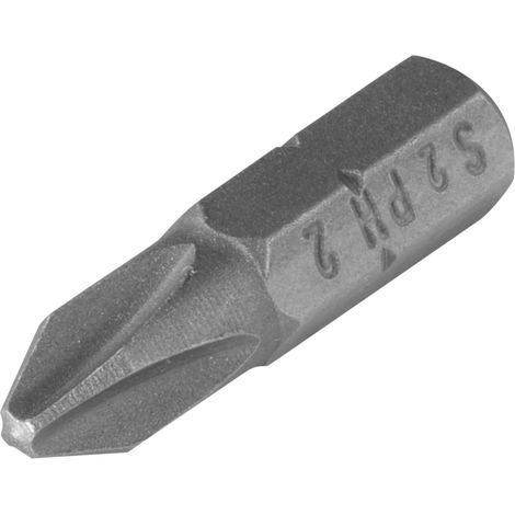 Embout cruciforme PH en acier S2 (paquet de 10) qualitat PH2x25mm Vorstahl (1/5)