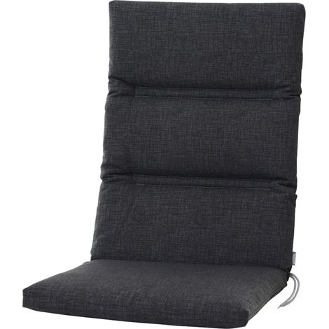 Siena Garden COMFORT Sesselauflage anthrazit 120x48x7cm (1/5)