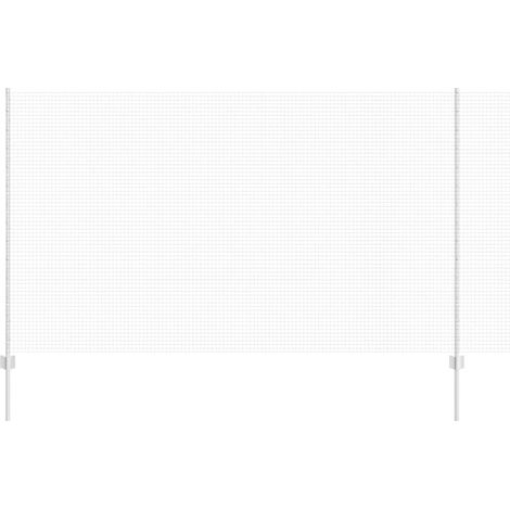 Maison Exclusive - Schweißdrahtzaun mit Pfosten 50 x 1,4 m (B x H