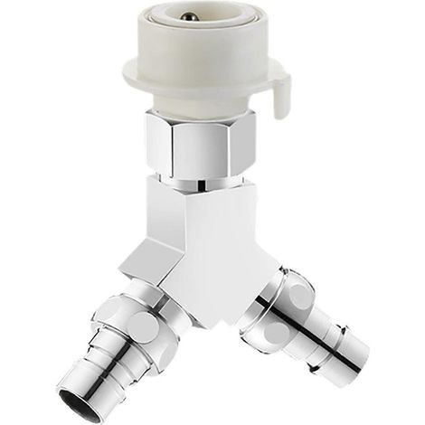 Robinet répartiteur d'eau en laiton à trois voies, adaptateur pour machine à laver, gestion du débit d'eau, installation simple. Modèle C3 (1/5)