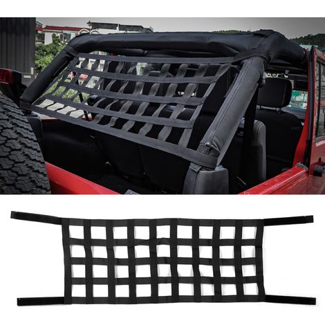 Cache-bagages de toit pour Jeep Wrangler TJ JK JL (1997-2018) - Noir (1/5)