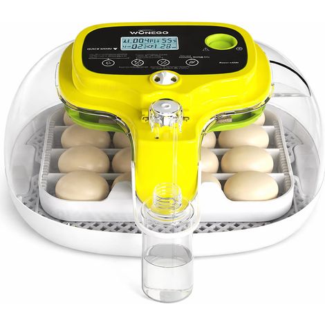 Couveuse Automatique Digitale Volailles Avec Réservoir Extérieur Capacité 16 Œufs M16 Pro - Hhd