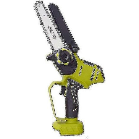 Mini tronçonneuse électrique sans fil rechargeable 152 cm avec seringue de lubrification et 1 batterie (1/4)