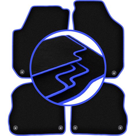 Tappetini auto CARLUX-BLUE per: Skoda Fabia II hatchback, station wagon (2007-2014)