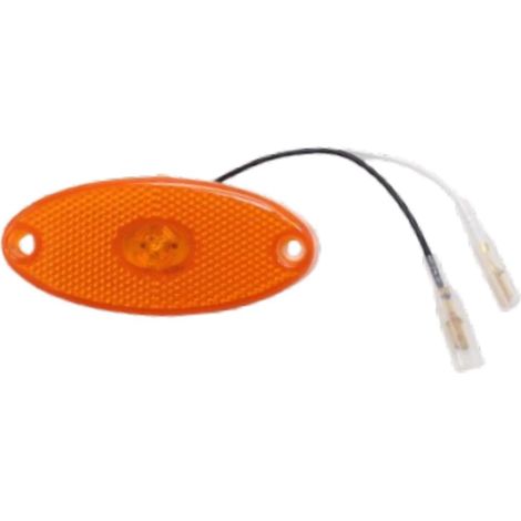 Feu de Position Latéral à LED Générique, Remplace Directement 12 V, Remorque Lampe Latérale Avertissement Accessoires Automobile Facile à Installer pour Camping-Car,Remorque,Camion, Jaune (1/5)