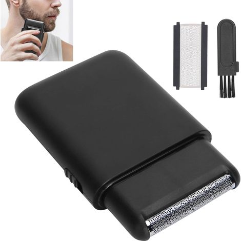 Rasoir électrique de USB Voyage Portable Hommes Feuille Rasoir Tondeuse à Barbe (1/5)