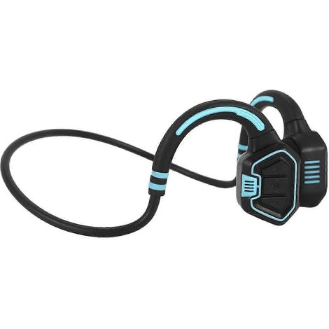 Écouteurs à conduction osseuse étanches IP68, Bluetooth 5.1, sans fil, pour le sport, la course à pied et la natation, bleu JG (1/5)