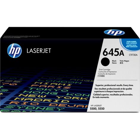 HP Cartridge No 645A HP645A HP 645A Black Schwarz (C9730A) (1/4)