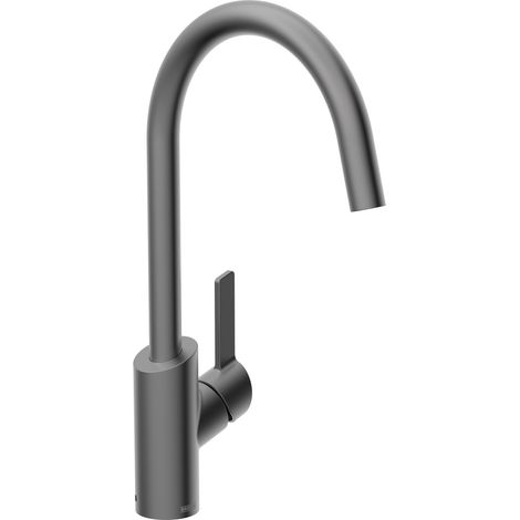 Bristan Maple Gun Metal EasyFit Kitchen Sink Mixer Tap + Easy Fit Base