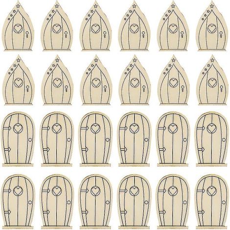 24 portes de maison de poupée