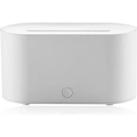 Diffuseur d'arômes (blanc) - Diffuseur d'air USB - Humidificateur à ultrasons - Diffuseur à flamme pour huiles essentielles (1/5)