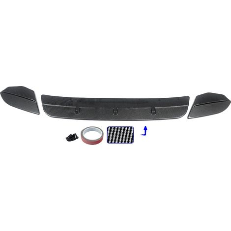 Spoiler delantero, compatible con SUV deportivos de alto rendimiento, reemplazo directo, aspecto de fibra de carbono. (1/2)