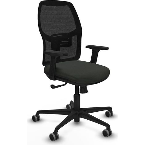 Chaise de bureau piqueras y crespo Alfera noir ergonomique réglable (1/2)