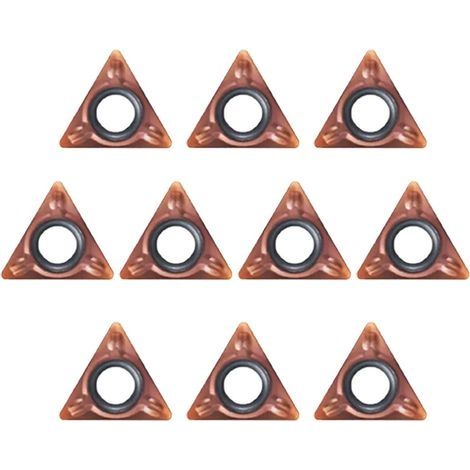 Lot de 10 têtes de coupe triangulaires pour machine à chanfreiner pneumatique (1/5)