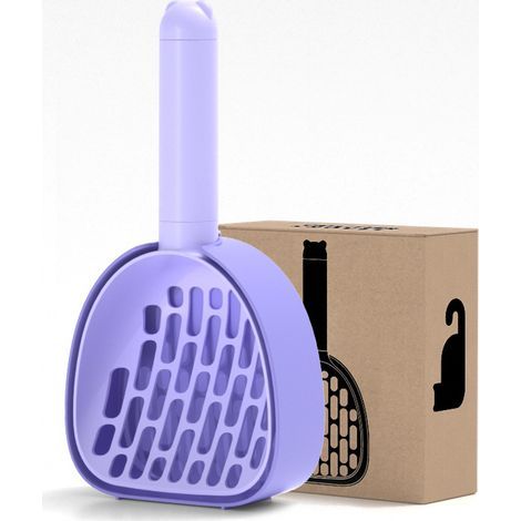 Pala para arena de gato, pala para excremento de perro, pala para arena de mascotas con soporte, herramienta para excremento de mascotas, pala para excremento de perro, herramienta de limpieza para ma (1/5)